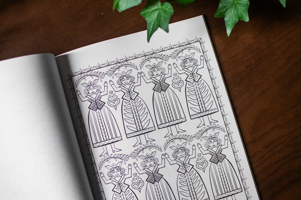 Creative Haven Scandinavian Folk Art Coloring Book (Adult Coloring Books: World & Travel)